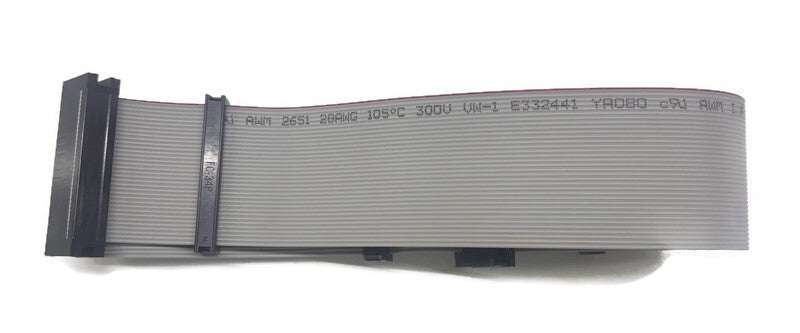 DURAFORCE 24 Inch 2ft Universal 34-Pin Floppy Drive Ribbon Cable for 3.5 Inch 5.25 Inch Drives