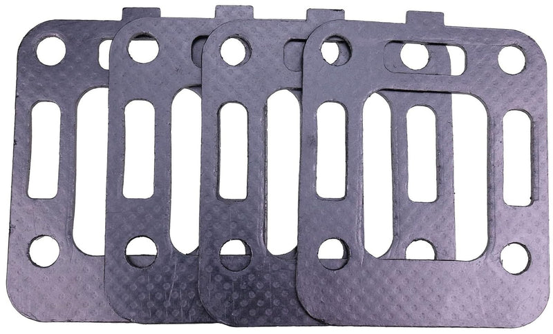 Exhaust Riser Gasket for Mercruiser for Quicksilver 3.0 Alpha One 140 4 Pcs