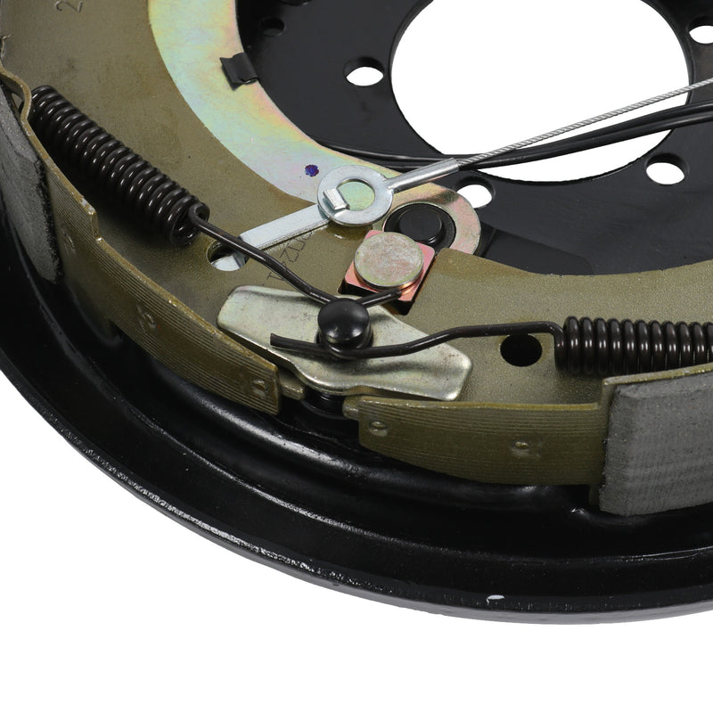 Pair Electric Trailer Brake 12" x 2" Self-Adjusting Assembly for 7000 lbs Axle