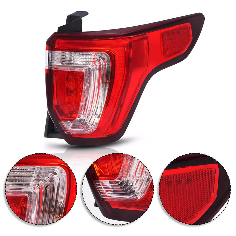 DURAFORCE LED Tail Light Brake Lamp Passenger Right Side for Ford Explorer 2016 2017-2019