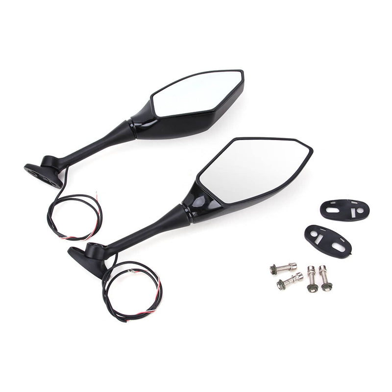 Rearview Mirrors with LED Turn Signal for Honda CBR500R CBR600RR Motorcycle