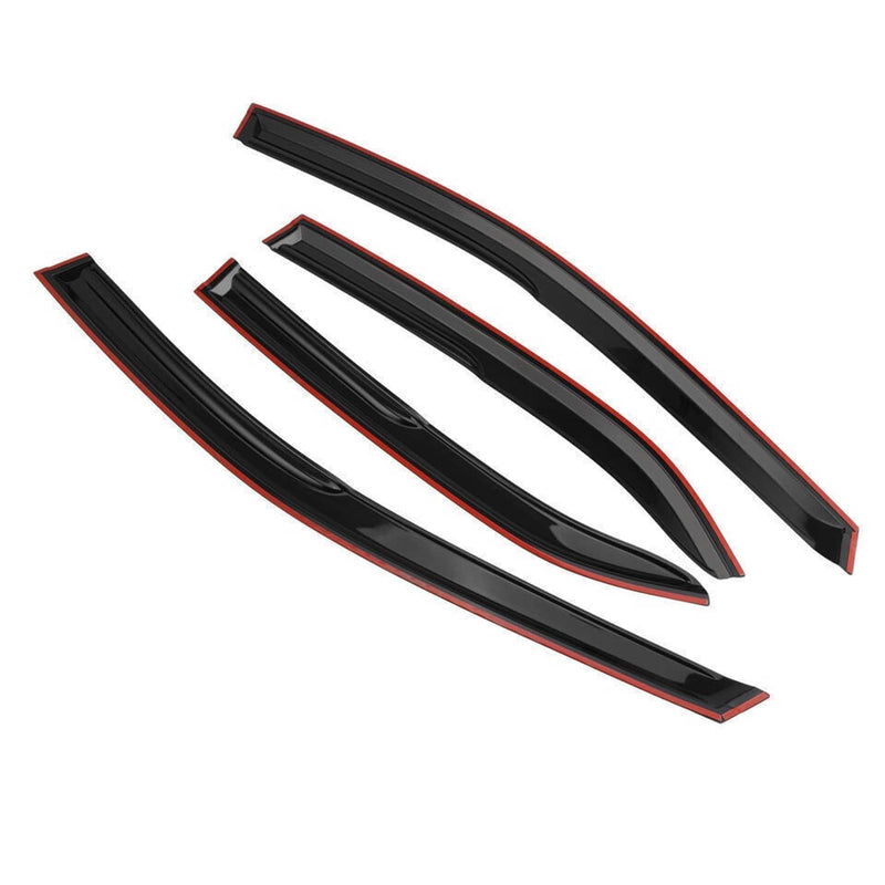 JDM 3D Mugen Style Window Visors Rain Guards for Toyota Camry 2018-2024