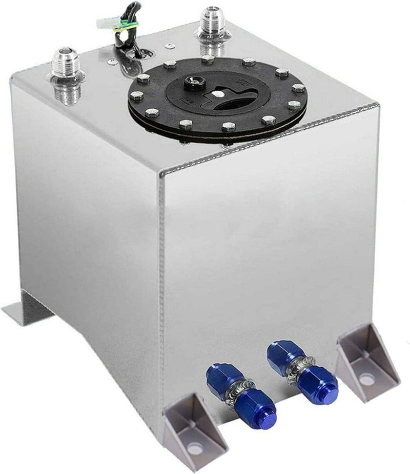 2.5 Gallon Aluminum Racing Drift Fuel Cell Gas Tank Level Sender Universal