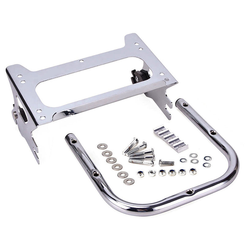Two-Up Tour Pack Rack Mount Docking Kit for Harley Touring Road King Glide