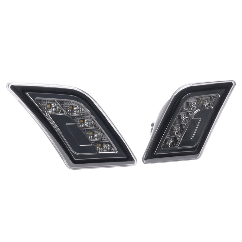LED Smoke Side Marker Corner Lights for Mercedes-Benz C300 C350 C63 AMG 08-11