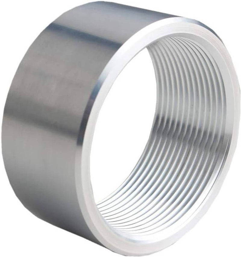 2 Inch NPT Female Thread Aluminum Weld On Pipe Fitting Bung for Most Fluids