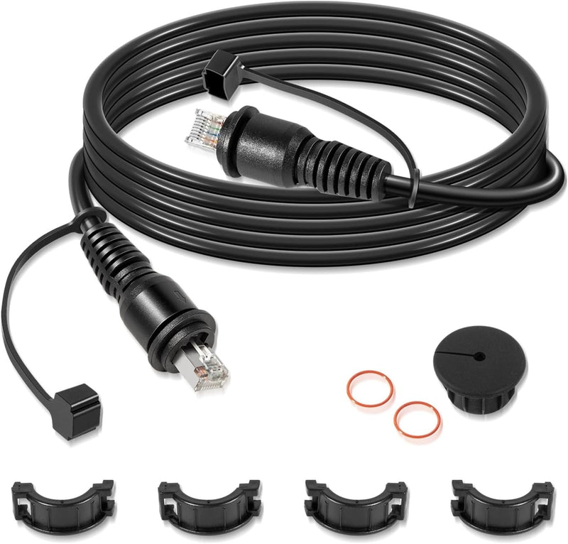 010-10550-00 Marine Network Cable for Garmin 10FT Durable RJ45 Ethernet Cord