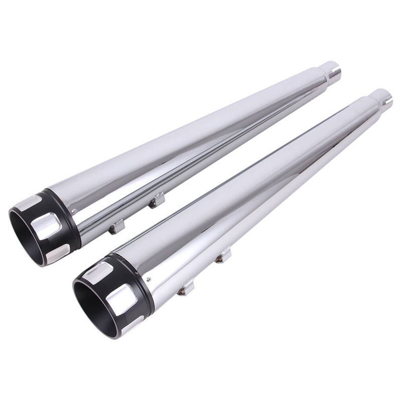 4" Slip On Mufflers for Harley Touring Road Street Glide 1995-16 Exhaust Pipes