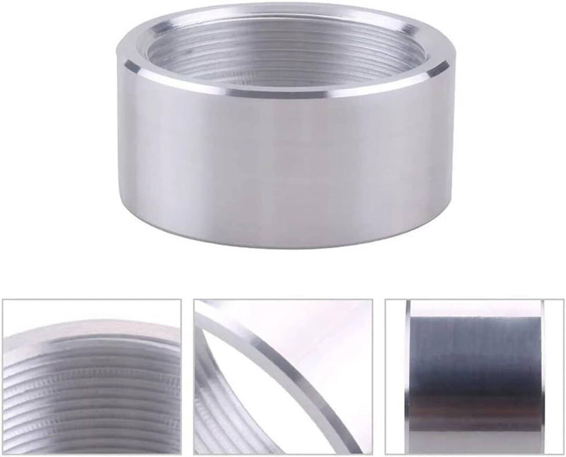 2 Inch NPT Female Thread Aluminum Weld On Pipe Fitting Bung for Most Fluids