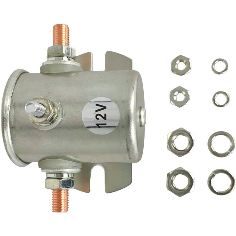 DURAFORCE 1114240 3-Terminal Heavy Duty Starter Solenoid for Winch Marine 12V 200A