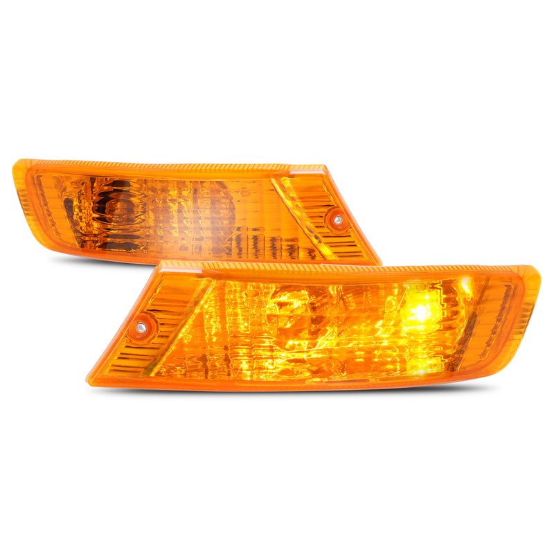 Turn Signal Light Set With Bulbs Front Left And Right for Jeep Liberty 2005-2007
