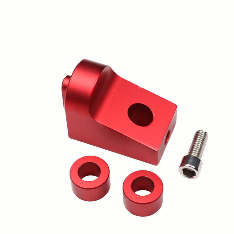 Red Aluminum Throttle Cable Carb Bracket for 4150 4160 Carburetor 350 SBC