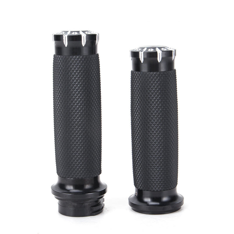 Motorcycle 1" Handlebar Hand Grips for Harley Touring Softail Dyna Sportster XL
