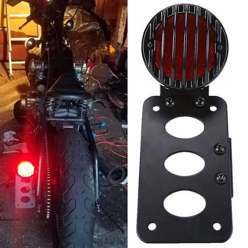 DURAFORCE LED Tail Brake Run Light Bracket Motorcycle for Harley Sportster Chopper Bobber