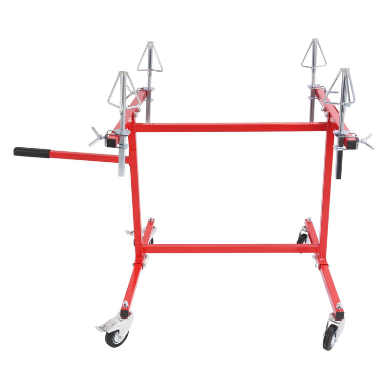 DURAFORCE Rotating Portable Wheel Paint Stand Rim Painting Rack Holder Drying Repair