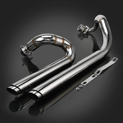 DURAFORCE Shortshots Staggered Exhaust Pipes for Yamaha V Star 650 XVS650 XVS400