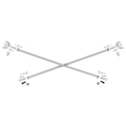 DURAFORCE C Pillar Rear X-Cross Strut Bar Brace for Honda Civic 3Dr Hatchback 1992-1995