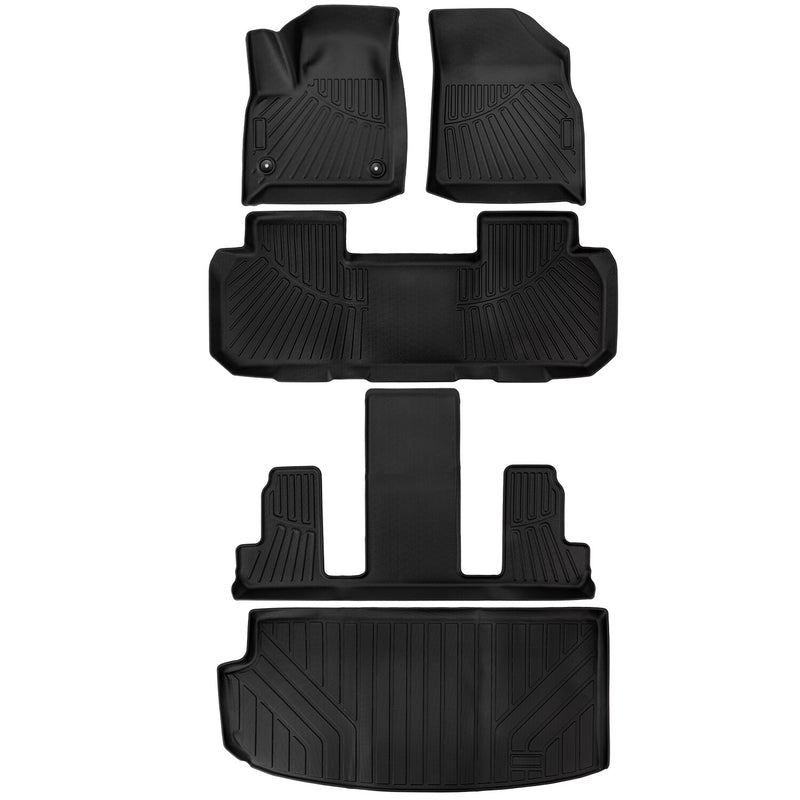Heavy Duty Floor Mats Cargo Liner for Chevrolet Traverse 7 Seater 2018-2025