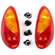 DURAFORCE Tail Lights Brake Lamp Assembly for Chrysler PT Cruiser 2001-2005 Left Right Set