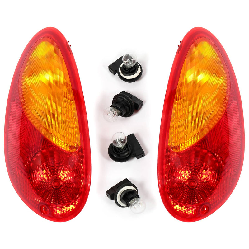 DURAFORCE Tail Lights Brake Lamp Assembly for Chrysler PT Cruiser 2001-2005 Left Right Set
