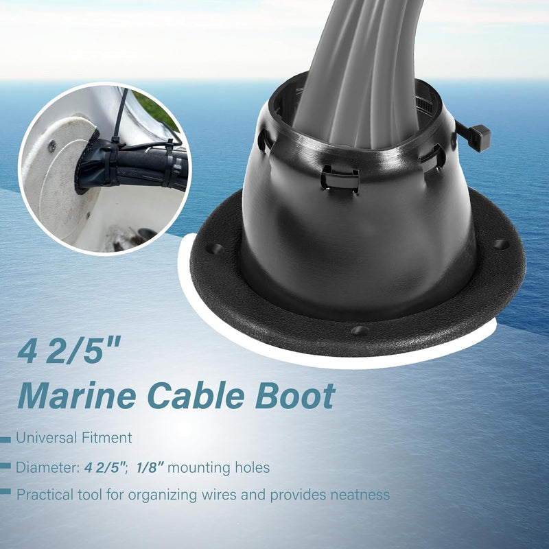4.5" Marine Cable Boot for Universal Boat Steering Cable Wire Protector