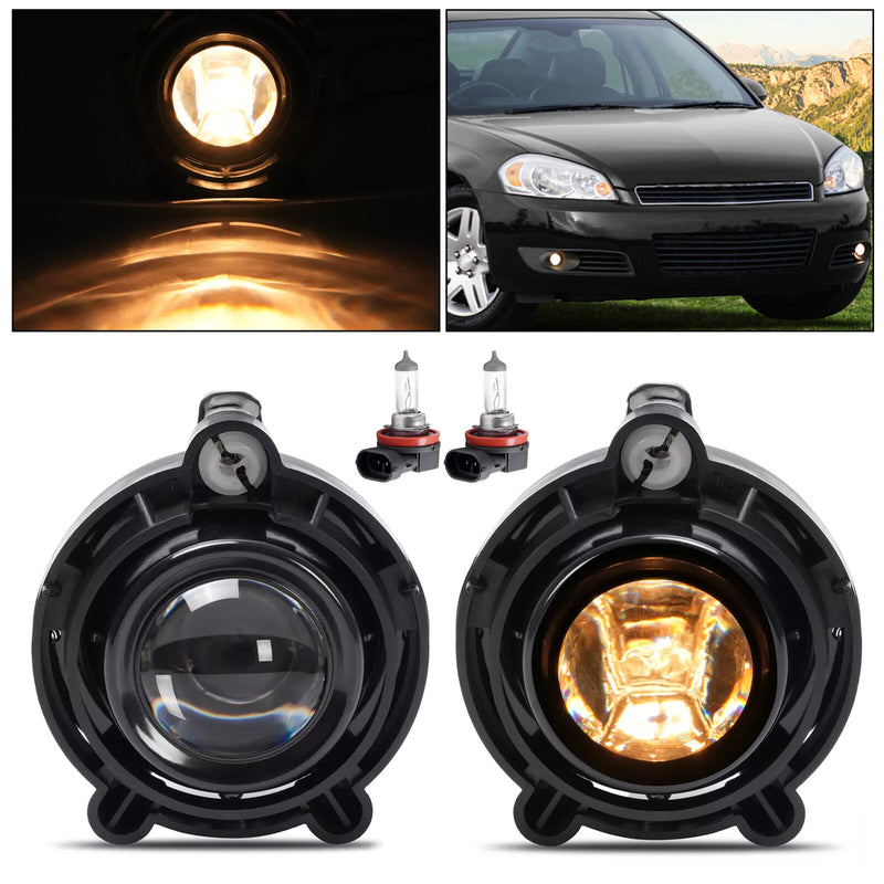 Bumper Fog Lights Driving Lamps for Chevy Impala GMC Terrain Buick 2006-2018