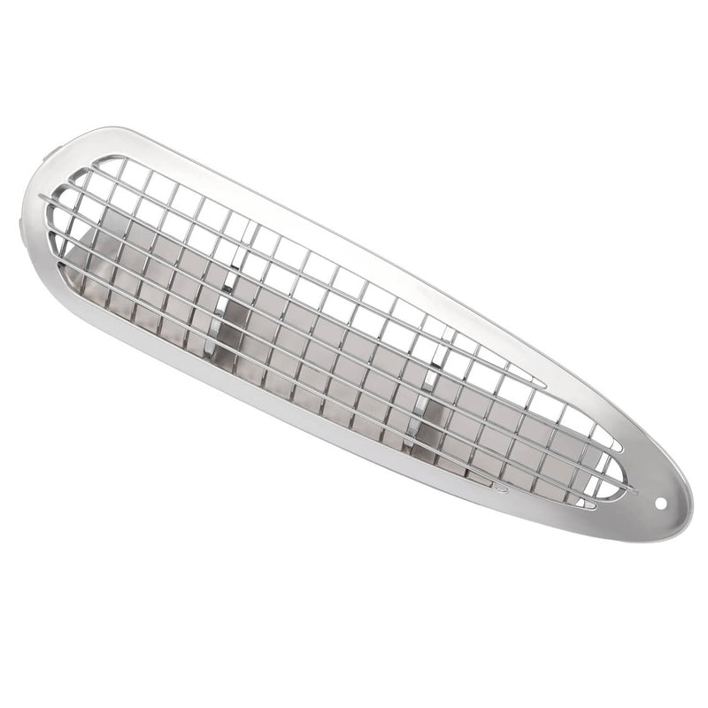 DURAFORCE Chrome Hood Side Grille Air Intake Vent Cover ABS for Freightliner M2 2002-2018