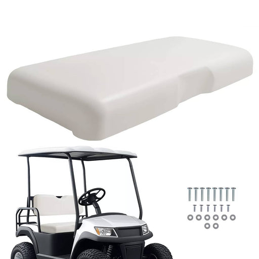 DURAFORCE White Golf Cart Front Seat Bottom Cushion Assembly for EZGO RXV 2008-Up