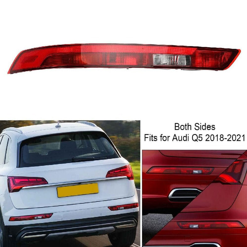 Lower Tail Fog Brake Lamp Left Driver Rear Bumper Light for Audi Q5 18-21