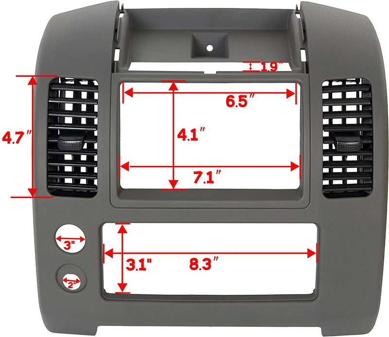 #68259-ZP16D Dash Console Instrument Panel Lid for Nissan Frontier 2005-2020