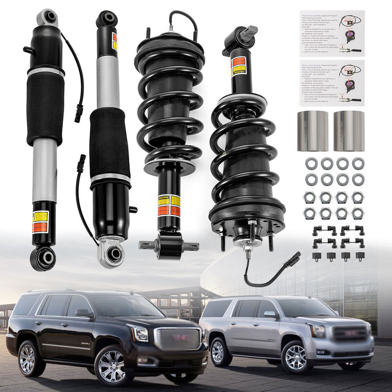 4x Front Rear Shock Strut Assys for 2015-2020 Cadillac Escalade Set