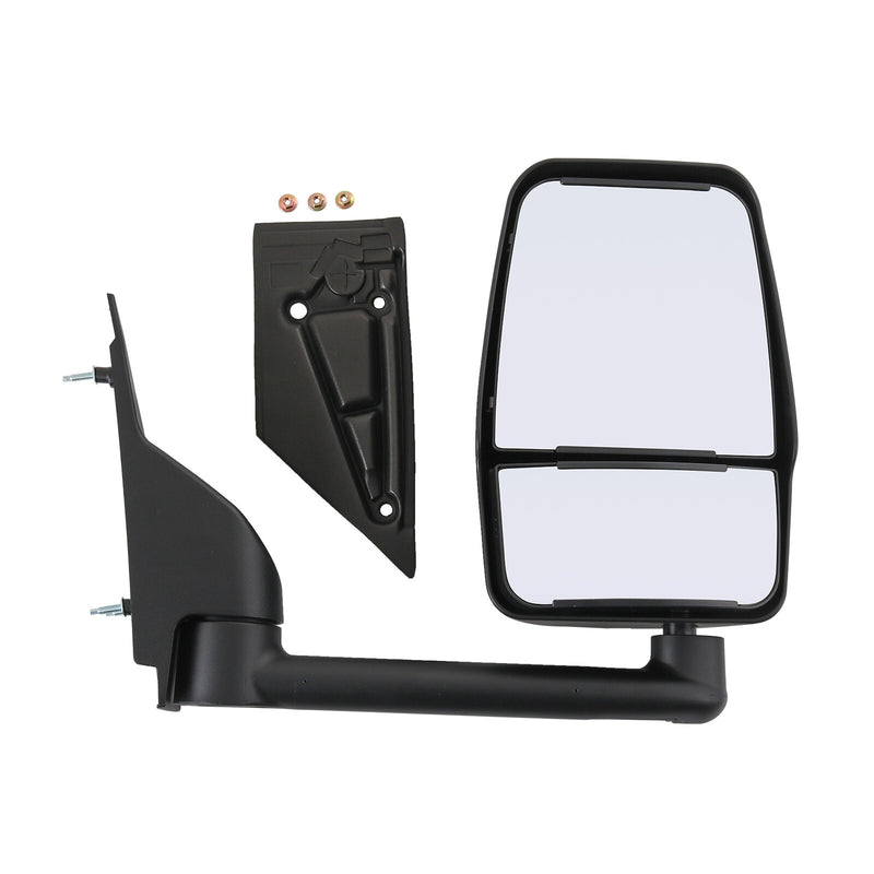 LH RH Pair Manual Tow Mirrors for Chevy Express Savana Van Smooth