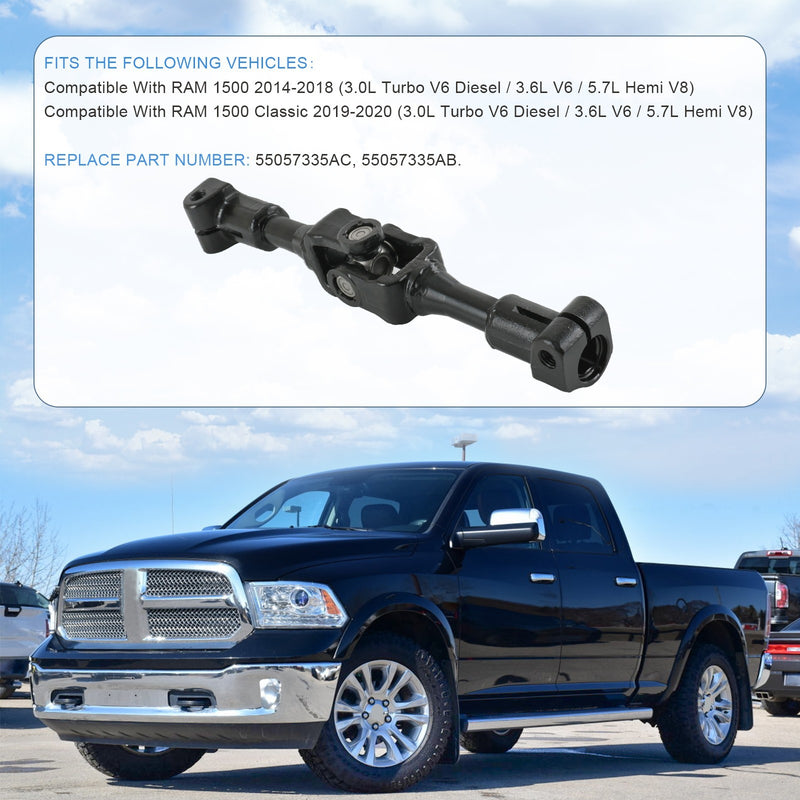 55057335AC Steering Column Intermediate Shaft for Ram 1500 3.0L 3.6L 5.7