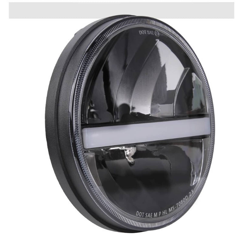 2Pcs 7" Round Halo LED Headlights DRL Turn for Chevrolet Bel Air