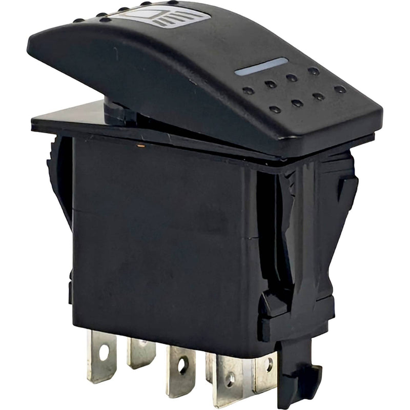 DURAFORCE 701/60004 12V 6 Pin Panel Rocker Switch for JCB 1400B 1550B 1600B 1700B 3C 3CX