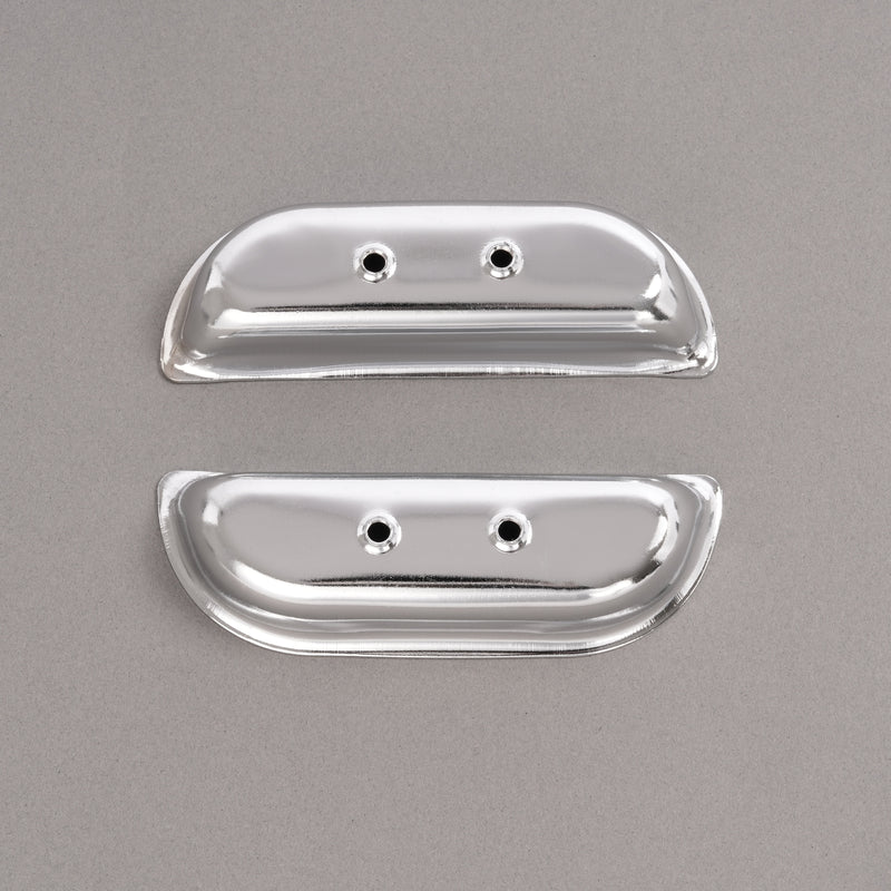 Door Panel Arm Rest Cups Steel Chrome for Ford F-100 F-150 F-350 1973-1979