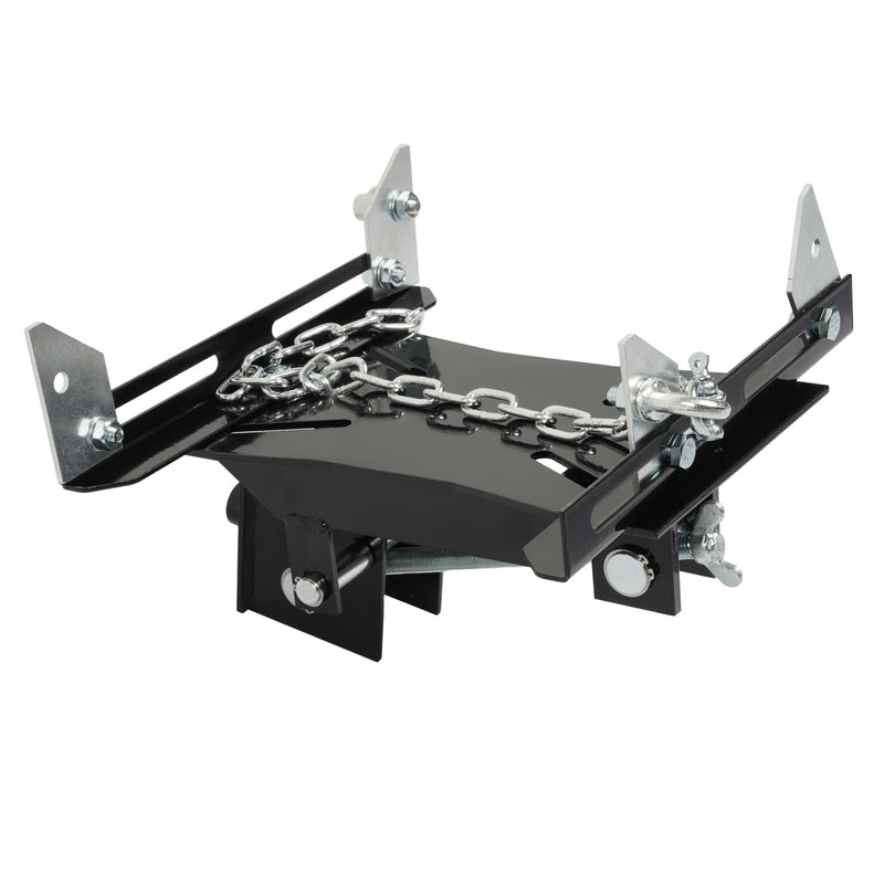 Transmission Floor Jack Adapter 1100lbs Capacity for Repair Tool Black Silvery
