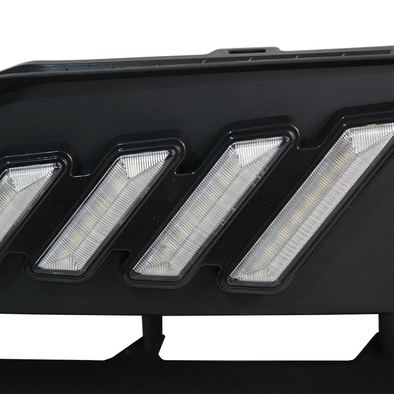 DURAFORCE Pair LED DRL Daytime Turn Signal Fog Light Lamp Covers Fit 2019-2021 Honda Civic