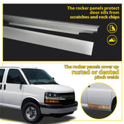 DURAFORCE Front Door Outer Rocker Panel for Chevy Express for GMC Savana 1996-2014 Left Ri