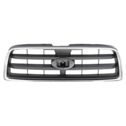 DURAFORCE Front Chrome Shell Grille with Gray Insert for Subaru Forester 2003-2005