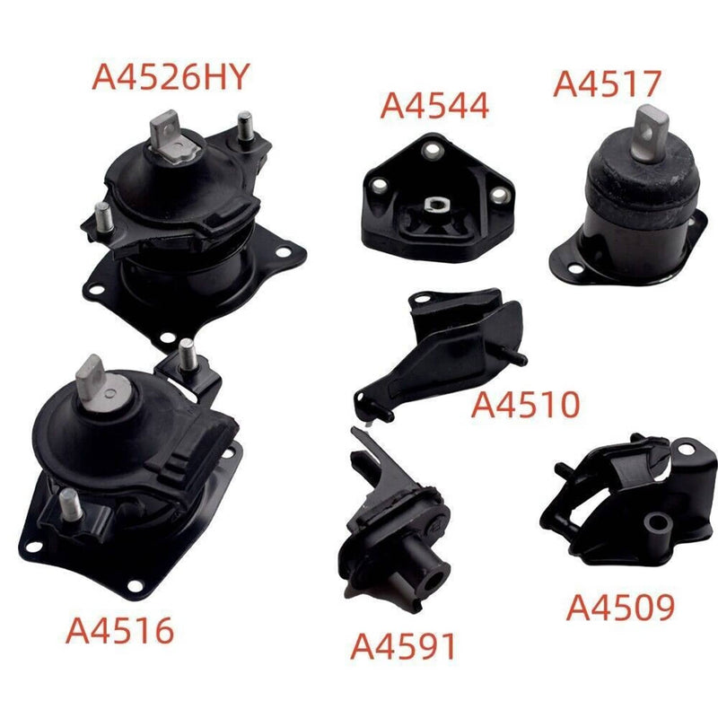 7PCS Engine Motor & Trans Mount Set for Acura TSX 2.4L Automatic 2004-2008