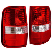 DURAFORCE Red Lens Tail Light Set for Ford F-150 2004-2008 Driver Passenger Side