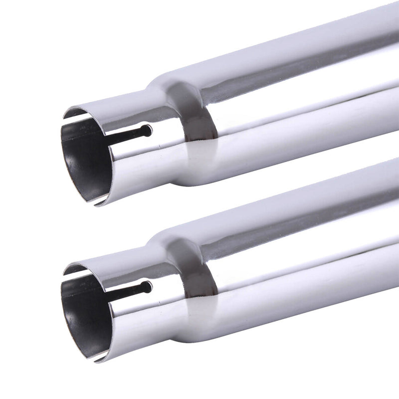 DNA 4in Exhaust Pipes Mufflers for Harley Touring Baggers Dresser 1995-2016