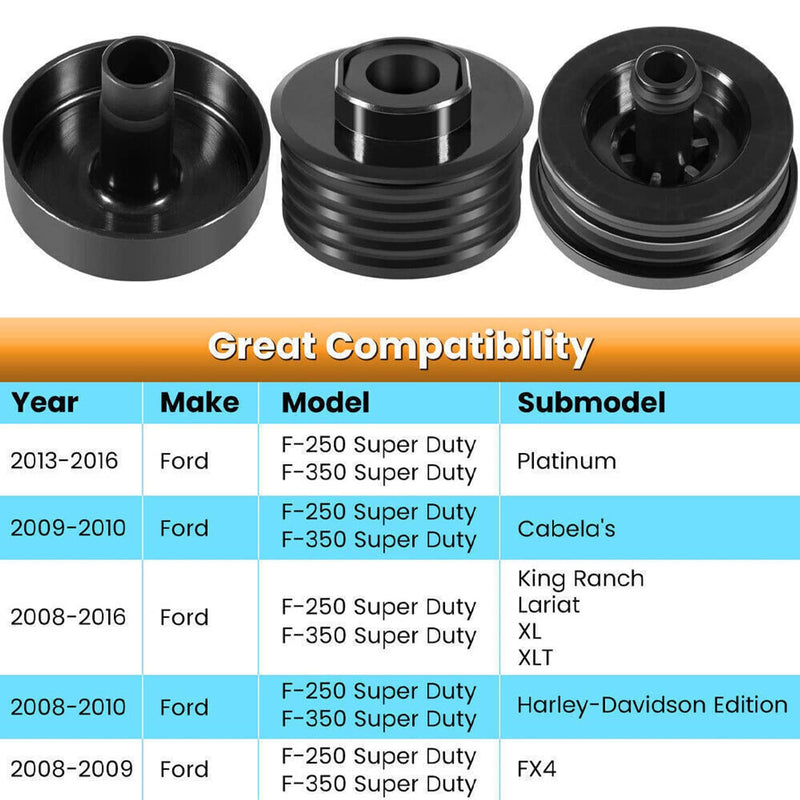 Body Mount Bushing Kit Silicone for Ford F250 F350 Super Duty Crew Cab