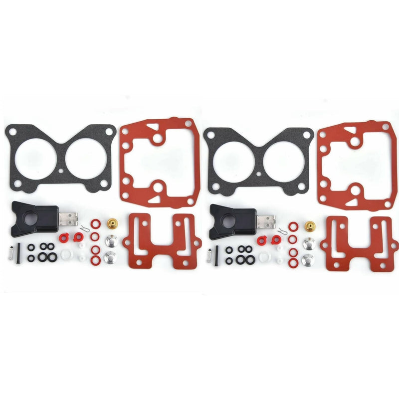 DURAFORCE 439076 Carburetor Rebuild Kit for Johnson Evinrude 155 175 185 200 235 HP 2 Pcs