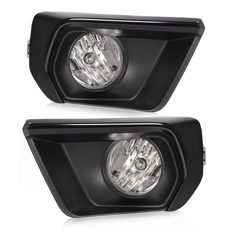 Clear Fog Light for Chevy Colorado 2021-2022 With Bezel Relay Switch Bulb Pair