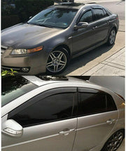 DURAFORCE For 2004-2008 Acura TSX Sedan Window Visor Vent Shade Sun Rain Guards Deflectors