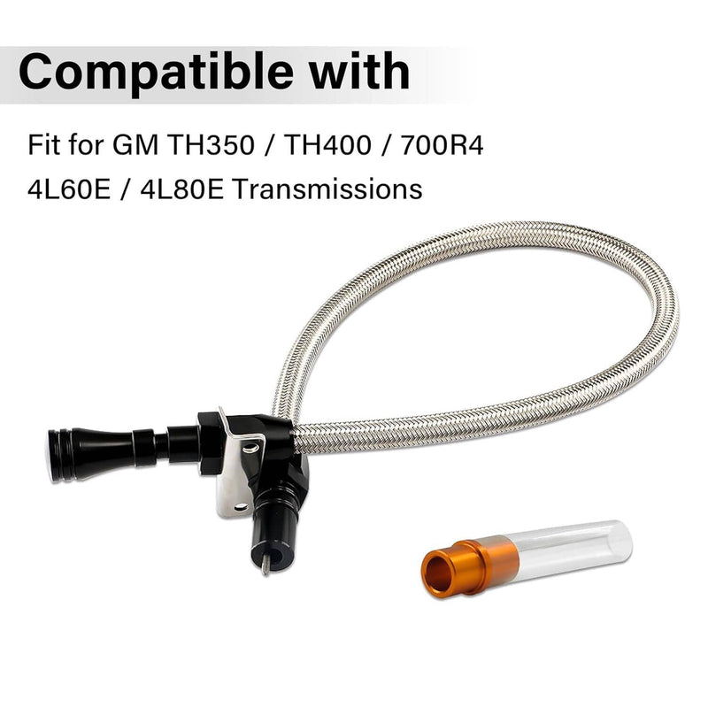 Flexible Stainless Transmission Dipstick for GM Chevy TH350 TH400 SBC BBC