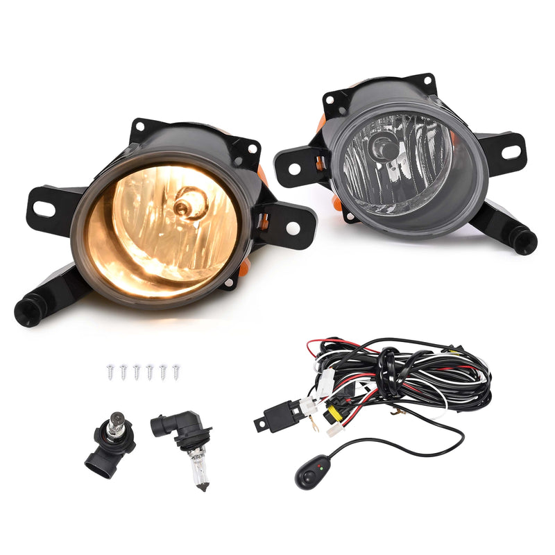 Clear Lens Bumper Fog Light Driving Lamp for Chevy Malibu 2013-2015 LH RH Pair