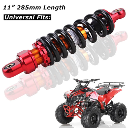 DURAFORCE 285mm 11" Motorcycle Rear Shocks Absorbers Suspension for Honda Yamaha Suzuki